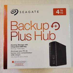 4 TB Seagate Backup Plus Hub Desktop Storage